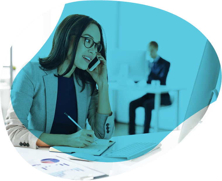 Two Girls working together